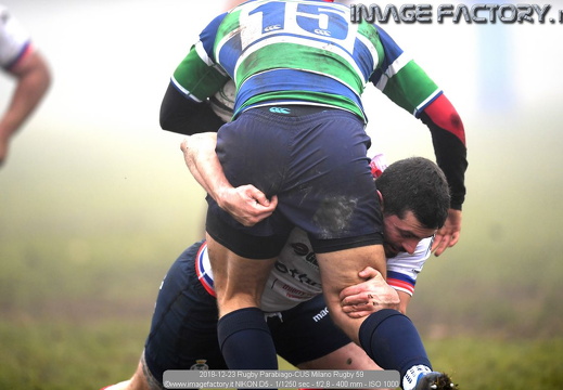 2018-12-23 Rugby Parabiago-CUS Milano Rugby (37-22)